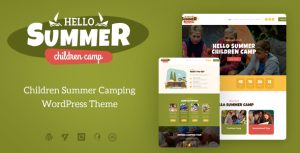 Hello Summer v1.0.13 – A Children’s Camp WordPress Theme